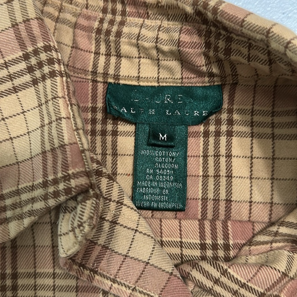 Lauren Ralph Lauren Plaid Button Down Shirt - Picture 9 of 10